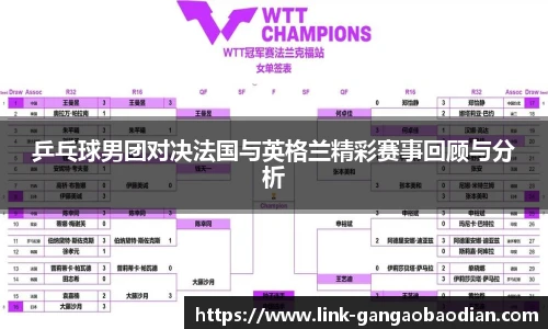 乒乓球男团对决法国与英格兰精彩赛事回顾与分析
